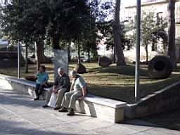 Paestum - Outside the Museum.JPG